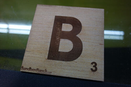 B Scrabble Tile