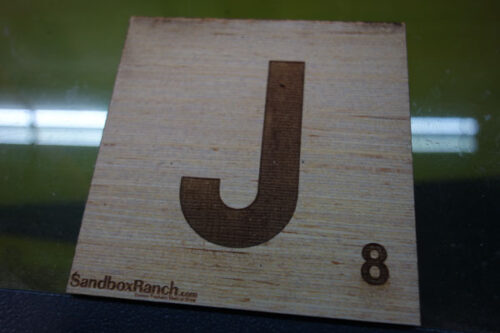 J Scrabble Tile