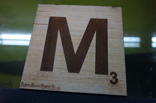 M Scrabble Tile