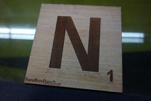 N Scrabble Tile