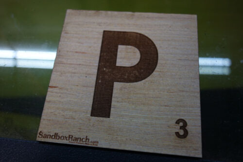 P Scrabble Tile