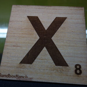 X Scrabble Tile