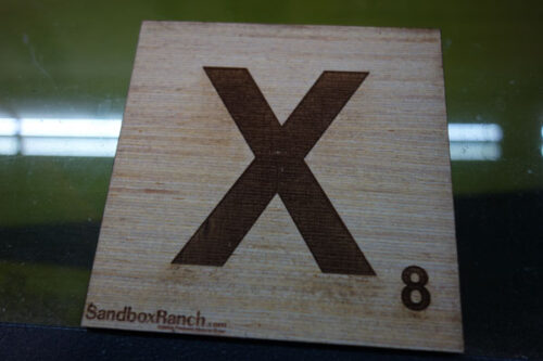 X Scrabble Tile